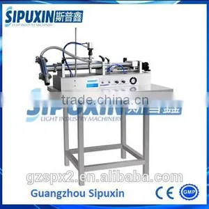 SPX-Single Head / Double Heads Semi Automatic Self-suck Liquid Filling Machine for Water thumbnail-3
