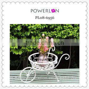 Metal Flower Stand Designs With Wheel thumbnail-1