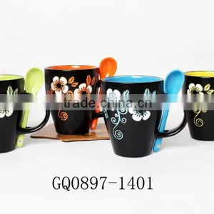 11oz Paint Ceramic Mug Oem for Promotion Gift thumbnail-4