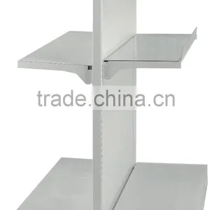 Retail Store Double Sided Floor Standing Cosmetic Shelving Rack thumbnail-2