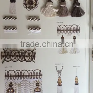 [YZLACE] Tassels Lace Curtains Wholesale 10020 thumbnail-2