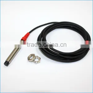 Factory Hot M8 Non-Flush 12v dc 3-wires Inductive Proximity Sensor With CE thumbnail-6