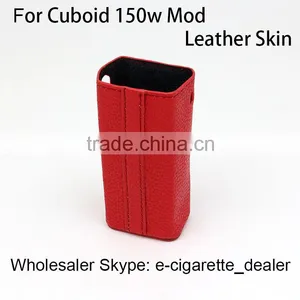 Unique Design Red PU Leather Case FOR Cuboid 150w Box TC 60W Mod 5 Color Choice thumbnail-1