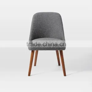 DC-4096 Fabric and Solid Wood Leg Dining Chair thumbnail-1