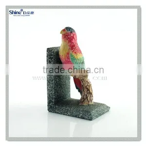 Mini Cute Parrot Grianite Bookends Children Unique Reading Book Holder thumbnail-5