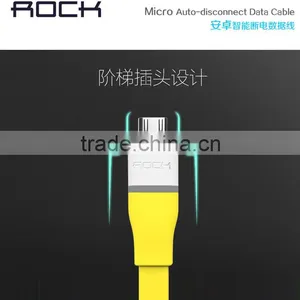 Original Rock Micro Auto-disconnect Data Cable Ligth Micro USB Cable For SAMSUNG Xiaomi HTC Smart Phone thumbnail-2