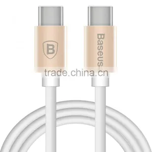 2A Baseus Gather Series Type-C to Type-C Cable for Macbook + Type-C Luxury Gold Type-C Data Cables thumbnail-5