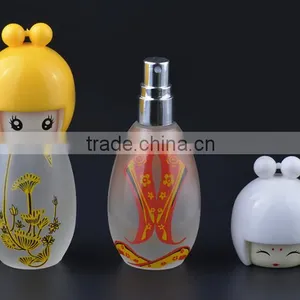 High-end Dolls Frosted Glass Bottle Packing Bottle of 20 ml Electrochemical Aluminum Nozzle Spray Bottle thumbnail-6