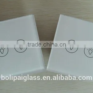China Colored Hard Glass Switch Panels thumbnail-1