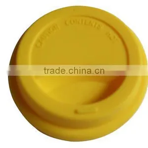 Portable 100% Food Grade Leakproof Starbucks Silicone Stretch Lid thumbnail-1
