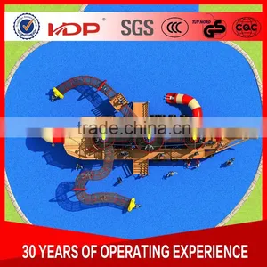 Multifunctional Cheap Outdoor Wooden Kids Playground thumbnail-2
