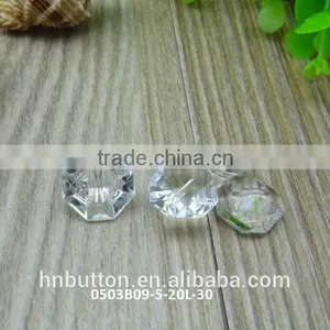 Custom Made Clear Acrylic Diamond Buttons Manufacturer thumbnail-1