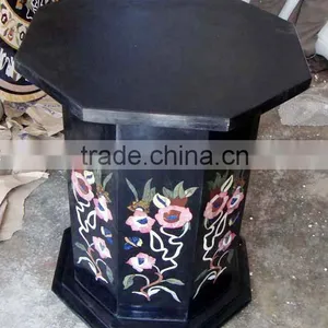 Inlaid Coffee Table Base thumbnail-1