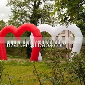 Inflatable Heart Shape Arch/Wedding Decorative Archway for Outdoor Decoration thumbnail-2