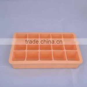 15-cup Silicone Rectangle Ice Cube Tray thumbnail-1