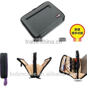 Grey 7.9 Inch Tablet Case for Notebook Tablet Sleeve Pouch Portable Electronics Accessories Organizer thumbnail-1
