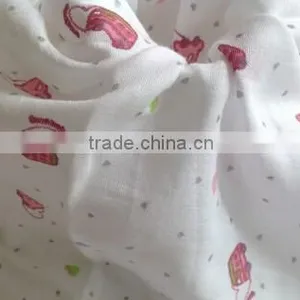 Chevron Design 100% Cotton Baby Muslin Wrap thumbnail-2