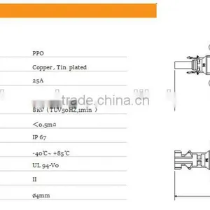 4mm Solar Connector 3 to 1 Triple Branch Connector Compatible With MC4 thumbnail-6