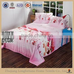 Manufactory Walmart China Home Textile Luxury Pinky Printed Children Bed Set thumbnail-1