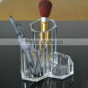 Clear Acrylic Cosmetic Brush Storage Box thumbnail-1