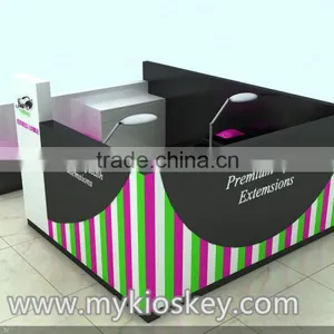 Newest Design Salon Eyebrow Kiosk | Eyebrow Threading Kiosk Design for Shopping Mall thumbnail-1
