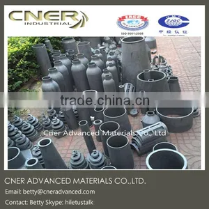 Cast Cyclone Inlet Head With Integral Silicon Carbide, Refractory Silicon Carbide Wear Part thumbnail-1