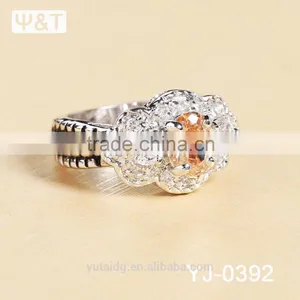 Jingli Jewelry Fashion Flower Shaped Wedding Ring For Women (YJ-392) thumbnail-2