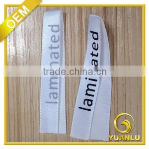 Custom Satin Screen Printing Labels thumbnail-1