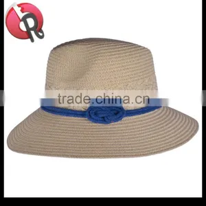 Men & Women Red Fedora Straw Hat thumbnail-5