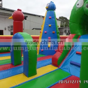 2016 Giant Inflatable Game Park 10mx6m Inflatable Entertainment City With Large Slide Inflatable Jumping Zone thumbnail-2