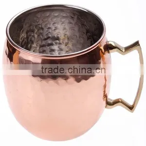Drinkware Type Hammered Copper Moscow Mule Mugs thumbnail-1