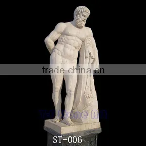 The Hercules Farnese Marble Statue Sculpture Replica Reproduction thumbnail-1