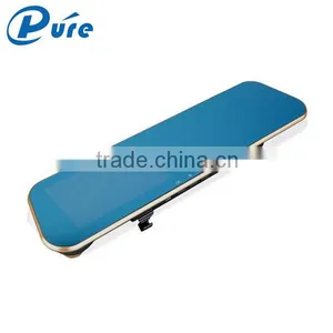 Double Camera Video Car Recorder Rearview Mirror Car Black Box Dual Lens 4.3 Inch Car Camera Recorder thumbnail-2
