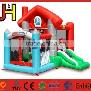 2016 Funny Double Lanes Inflatable Dry Slide For Sale thumbnail-5