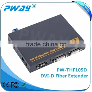 Pinwei USB KVM Extender Distance 2km-10km Support RS232 EDID DVI Fiber Extender thumbnail-1