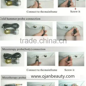 NEW RF Face Lifting Diamond Dermabrasion Mesotherapy Beauty Equipment,beauty Facial Equipment,no Needle Mesotherapy Machine thumbnail-2