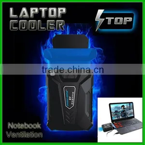 Shenzhen Factory Univeral Air Ejector Fan Laptop Cooling Pads thumbnail-1