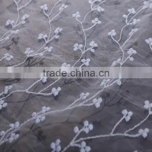 Lace Curtain Fabric of Non Woven Interlining thumbnail-4