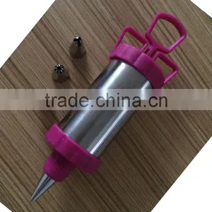 Cookie Press and Icing Sets Cake Decorated Gun With 4 Pcs Nozzles Decorating Set thumbnail-1