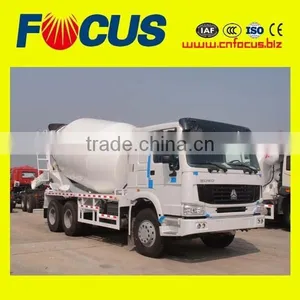 Large Mix Volume Concrete Mix Truck 10m3 Mobile Concrete Truck Mixer thumbnail-1