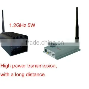 1.2GHz 5W Long Range Wireless Audio and Video Transmitter Receiver for TV Broadcasting thumbnail-1