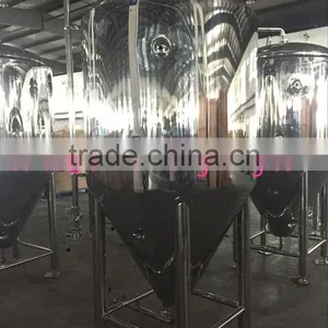 Commercial Cooling Jacketed 250 Gallon Brew Fermentation Tank thumbnail-1