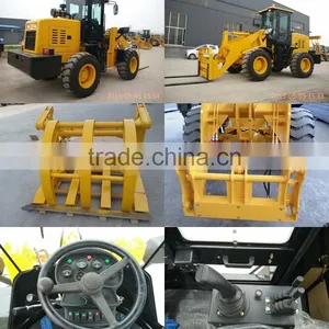 Construction Articulated Mini Wheel Loader for Heavy Work With 1.1m3 Bucket thumbnail-2