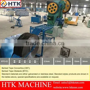 Cross Type Razor Barbed Wire Machine/Concertina Razor Barbed Wire/Razor Wire Mesh Machine thumbnail-1