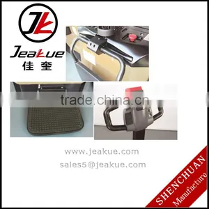 High Quality CE/ISO Approved 1.4T-1.6T Full Electric Stacker Stand Drive JEAKUE ES14 ES16 thumbnail-1