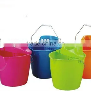 Fast Moving Plastic Mop Bucket Round Shape thumbnail-1