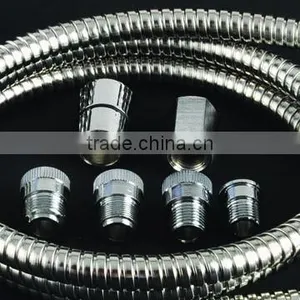 Stainless Steel Polish and Chrome Rotating Color Shower Hose Model KH009(1.2m~2.om) thumbnail-1