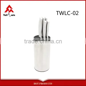 Stainless Steel Colorful Kitchen Knife Set With pp Block thumbnail-4