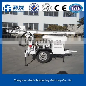 120m Depth!CE Certification!!Quality Ensure!!HF120W Mini Water Well Drilling Rigs for Sale thumbnail-1