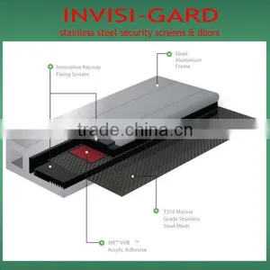 INVISI-GARD Stainless Steel Insect Screens/ Stop Thief Security Doors thumbnail-1